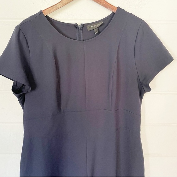 Lane Bryant Black Round Neck Keyhole Wide Leg Jumpsuit Women’s Waist 38” - Picture 4 of 10